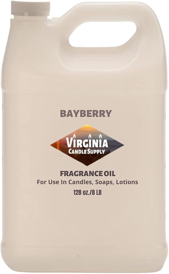 Bayberry Fragrance Oil (8 Lbs. Jug) for Candle Making, Soap Making, Tart Making, Room Sprays, Lotions, Car Fresheners, Slime, Bath Bombs, Warmers...