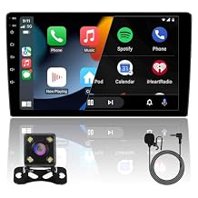 9inch 232GB IPS Full Touch Screen Android Car Radio Audio Video Stereo Player for Double Din Raido Model with CarPlay Android Auto WiFi BT MirrorLink Split Screen PIP GPS Navigation