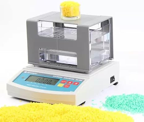 Digital Solid densitometer Vulcanized Rubber Density Tester Density Meter Densimeter for Rubber Maximum Weight 300g DH-300