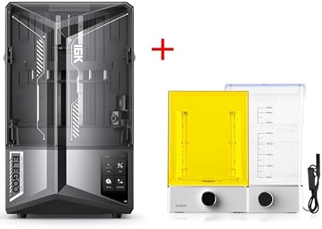 ELEGOO Saturn 4 Ultra 16K Resin 3D Printer and ELEGOO Mercury XS Bundle with Separate Wash and Cure Station