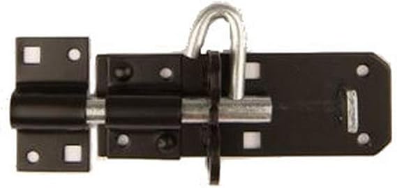 Securit Padlock Bolt Black - 150mm