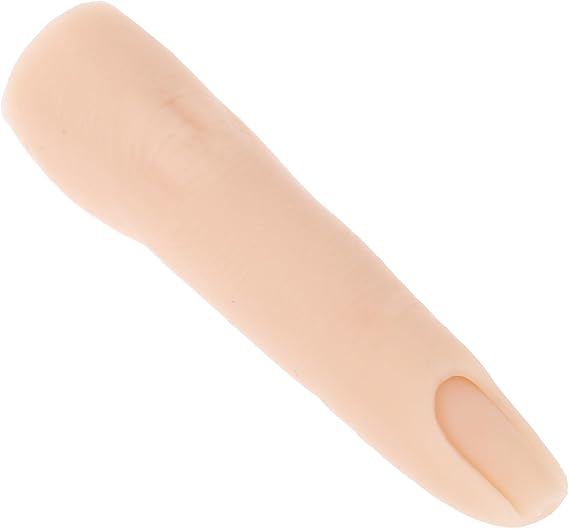 Silicone Practice Finger Bendable Model for Acrylic Nails, Flexible