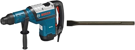 Bosch RH745 1-3/4-Inch SDS-Max Rotary Hammer&Bosch HS1911 SDS-max Hammer Steel 12-in Flat Chisel