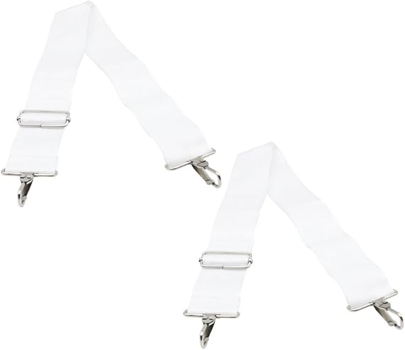 2pcs Adjustable Military Snare Drum Straps Nylon Shoulder Belts for Marching Percussion Instruments Replacement for Broken Drum Sling
