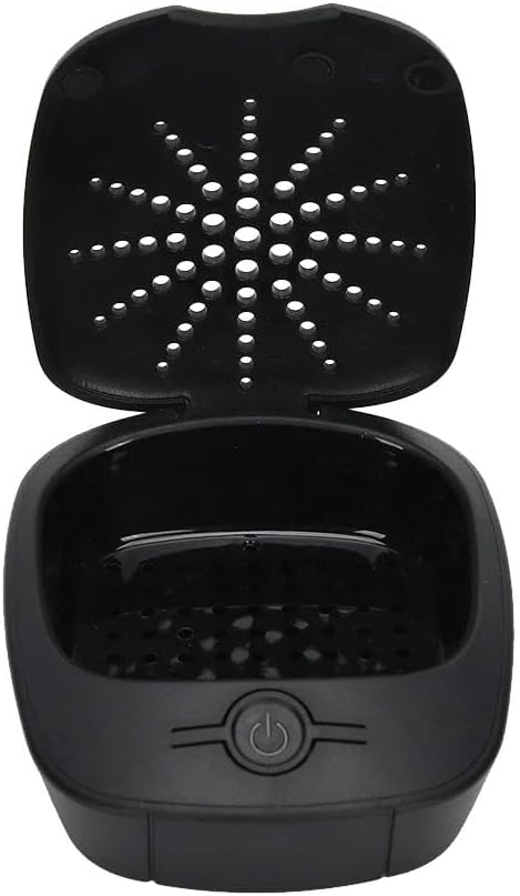 Electronic Hearing Aid Dryer,Portable Hearing Aids Dehumidifiers,Electric Dryer Dehumidifier Drying Box Portable Case,USB
