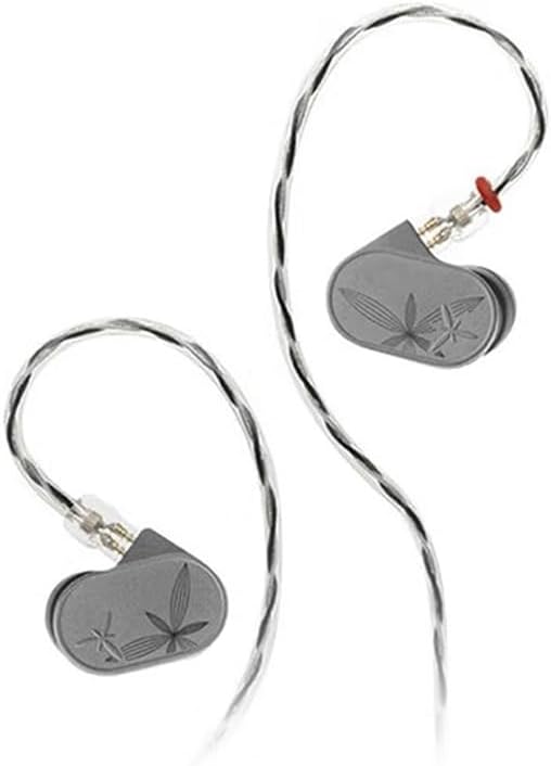 Moondrop LAN II Earphone 4.4mm 3.5mm Plug 0.78mm Interchangeable Cable 10mm Double-Cavity HiFi in-Ear Wired Headphones (LAN II REF)