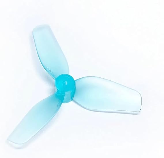 12pcs HQProp 31MMX3 31mm 3-Blade 1mm Shaft Ultralight Whoop Propeller Set (6X CW / 6X CCW) - Teal