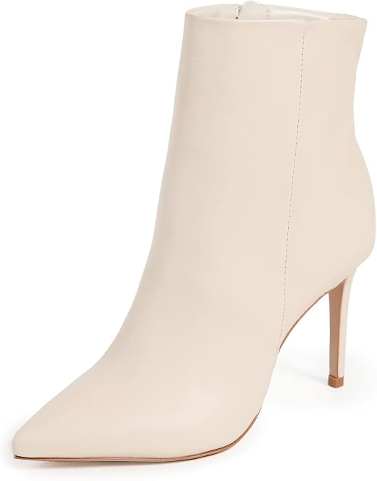 SCHUTZ Women's Mikki Booties, Eggshell, Off White, 9.5 Medium US