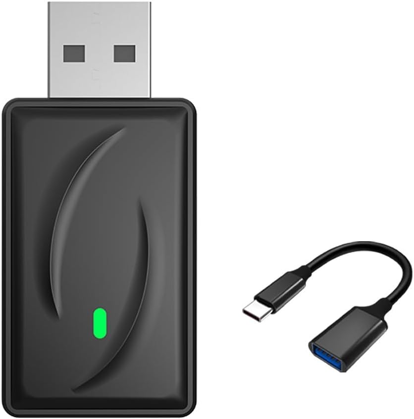 Wireless CarPlay Adapter for Land Rover Range Rover 2019-2025,Fast Auto-Connect Carplay Wireless Adapter,Plug and Play Mini Stable Wireless Car Play Adapter,A