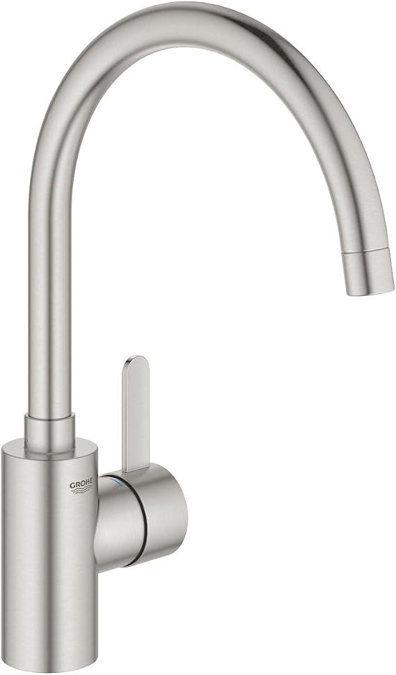 GROHE Eurosmart Cosmopolitan Single-Lever Sink Mixer 1/2" Supersteel 32843DC2