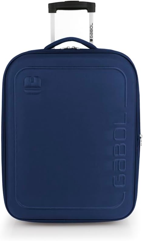 Orbit Soft Expandable Cabin Suitcase with 46 L Capacity, blue, 27x44x55 cm, Cabin Luggage