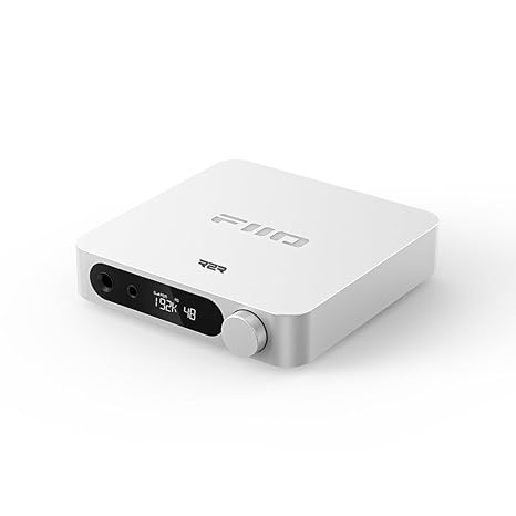 FiiO Ev Ses veya PC için K11 R2R DAC ve Kulaklık Amplifikatörü, 6.35mm ve Dengeli 4.4mm, RCA, Koaksiyel, Optik, 1300mW, 384kHz/24Bit DSD256 (Gümüş)