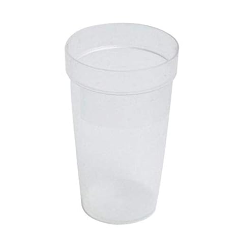 80099 Titration Cups for Mettler DL Series Titrators, 100mL Polypropylene Graduated Cups with Writing Surface, Chemical-Resistant Lab Beakers, Case of 500