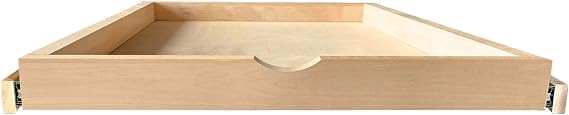 Soft Close Drawer Slides Soft Close Cabinet Drawer Wood Pull Out Tray Drawer Box Kitchen CabinetSlide Out Shelf Wooden Pull Out Shelf - No Assembly Required (33 ''W x 21 ''D x 3 ''H)