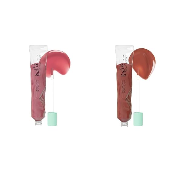 Physicians Formula Butter Lip Tinted & High-Shine Glossy Finish Lip Conditioner Brazilian Berry & Beach Bronze Bundle