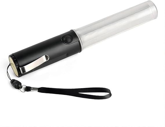 Mastiff 260rb Traffic Wand Safety Control Magnet Multifunctional 3xaa Red Blue Light 3-Mode Flashlight Torch LED Lamp Signal Security Beacon