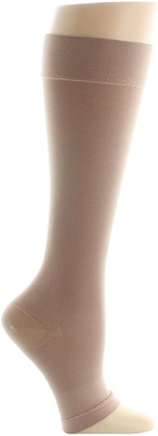 VenoMedical USA 30-40 mmHg Beige Below Knee Open Toe Size: Medium