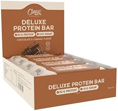 Clean Powders Deluxe Protein Bar 55 Gr 12 Adet - ÇİKOLATA-KARAMEL
