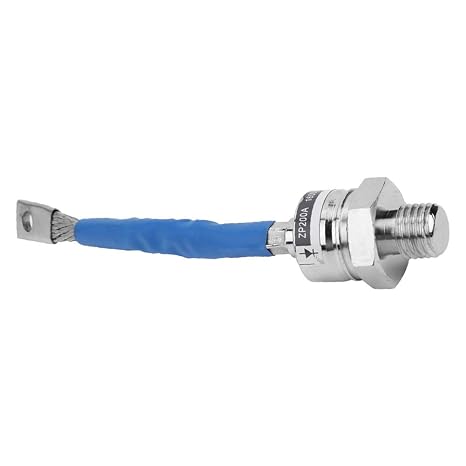 Kadimendium Screw Type Rectifier Diode ZP200A 1600V G1/2in Bolted Diode Electronics Rectification Diode Spiral Rectifier Diode for General Purpose