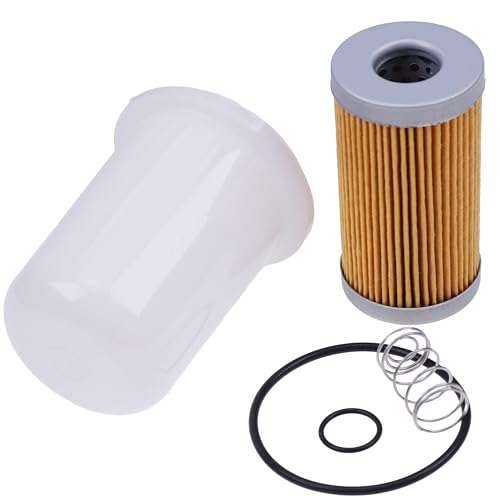 87300041 84477366 Fuel Filter with O-Rings Compatible with Ford New Holland 1900 1910 1920 2110 2120 TC35 TC35A TC35D TC35DA