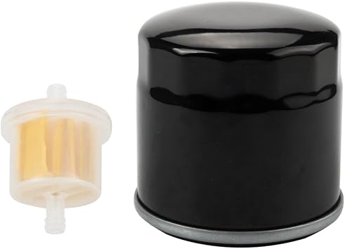 120-4276 136-7848 Oil Filter with Fuel Filter for Toro V-Twin Engine Timecutter SS5000 ZS SW SS MX SWX HD Zero Turn Mower 127-9222 Oil Filter