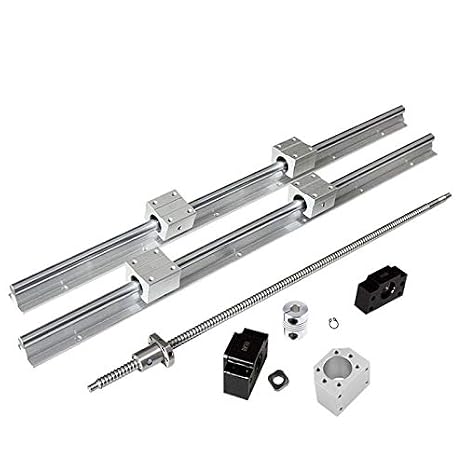Linear Rail Guide SBR16-300mm + Ballscrew RM1605-300mm SFU1605 CNC Linear Motion Kit for CNC Automated Machines and Equipments