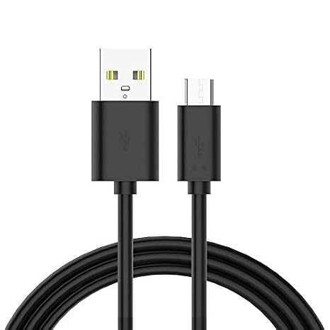 USB Cable Replacement for Jabra GN Elite Active 75t True Wireless Earbuds Headphone Charging Case Elite 7 Pro Elite 85t in-Ear Bluetooth H/S, Black