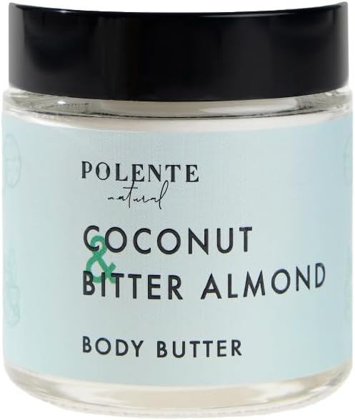 Polente Natural - Hindistan Cevizi & Acı Badem Body Butter/Yoğun Vücut Nemlendiricisi (100 ml)