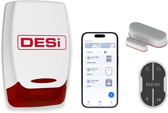 DESi Midline Smart Wifi Akıllı Alarm Sistemi (WiFi-TELEFON UYGULAMA İLE KULLANIM)
