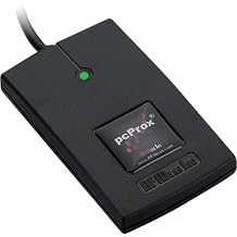 RF IDEAS RDR-6381AKU RFI - Wave ID Solo KEYSTROKE INDALA 26 BIT Black USB Reader