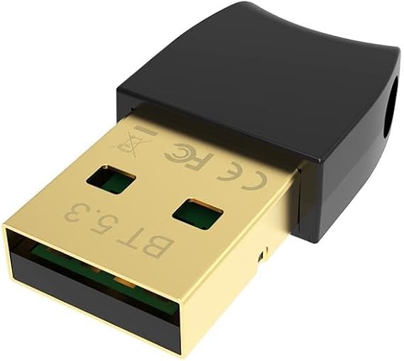 AL-BL5.3 Bluetooth V5.3 Usb Mini Bluetooth Adaptör Dongle 20Mt Kablosuz Adaptör ( ÇOKLU CİHAZ DESTEĞİ SAĞLAR ) Win7/8/10/11 Tak Çalıştır ( PC İçindir)