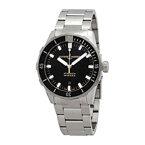 Ulysse Nardin Diver Automatic Black Dial Mens Watch 8163-175-7M92