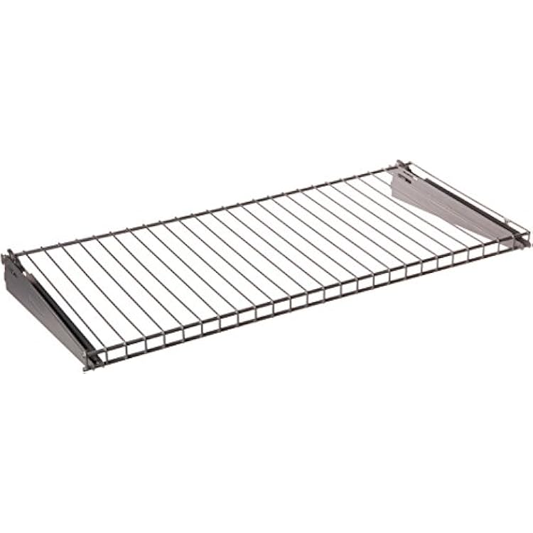 Rubbermaid Configurations 26 Shelving Kit Set of 2 Shelves Titanium Expandable Organization for HomeLaundryBathroomMudroomPantryLinen ClosetGarage