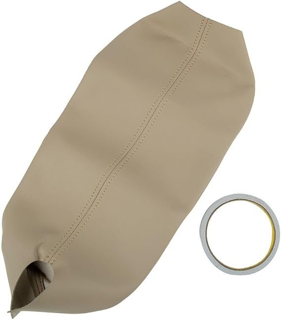 Center Console Lid Armrest Cover Compatible with For Honda For Accord 2008 2012 Beige Synthetic Leather
