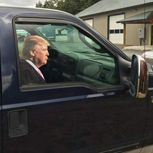 US President Car Sticker Window Decal Rider Window Cling Automotive Decals for Vehiclesfor PassengerRight Side
