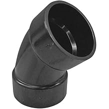 80630 ABS-DWV 45-Degree Elbows, 3"