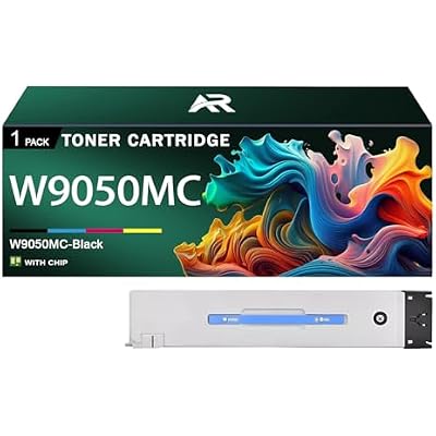 W9050MC Toner Cartridge Compatible for HP W9050MC Black Toner Cartridges Work for HP Color Pro M255DW M255NW M282NW M283CDW M283FDW Printer