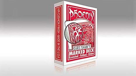 MJM Phoenix Marked Deck Red - Magic Trick - Ages 12+