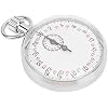 DAUERHAFT Mechanical Running Timer Stopwatch, Round Sports Chronograph for Track and Field Events, Physics Teaching Equipment