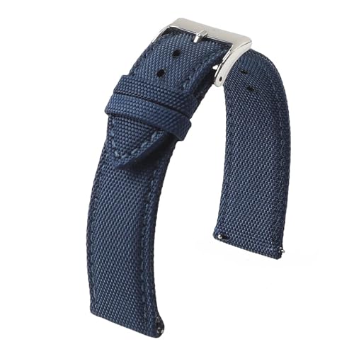 WCC00816 Premium Waterproof Sailcloth Watch Band 18mm 19mm 20mm 21mm 22mm 24mm Quick Release Strap Nylon Sports Wrist Bracelet For Men