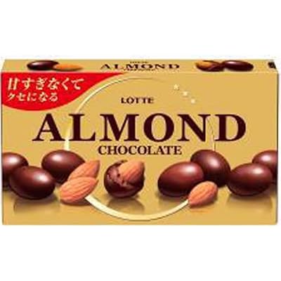 Lotte Almond Chocolate, 3.0 oz 86 g x 10 Boxes