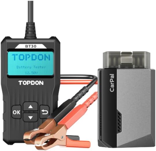OBD2 Scanner Bluetooth, TOPDON SmartDiag Mini Code Reader, Car Diagnostic Tool with All System Diagnosis, Oil Reset/SAS/BMS/DPF/ABS Bleeding/Injector Coding/Throttle, AutoVIN for DIYers
