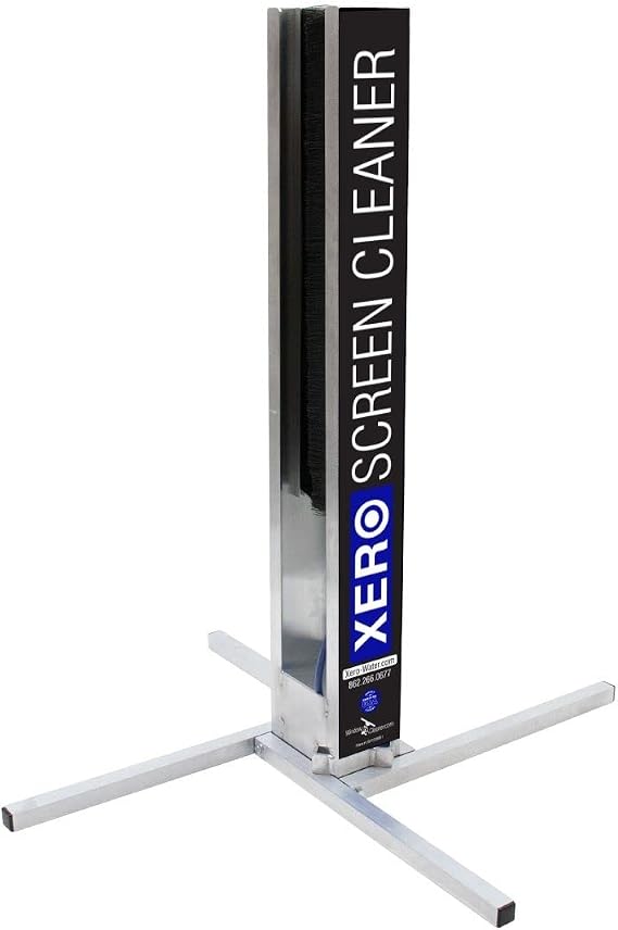 XERO Innovative Screen Cleaner for Fast Efficient Cleaning - Four Brushes Clean Screens Up to Patio Door Size - Lightweight and Compact for Easy Storage