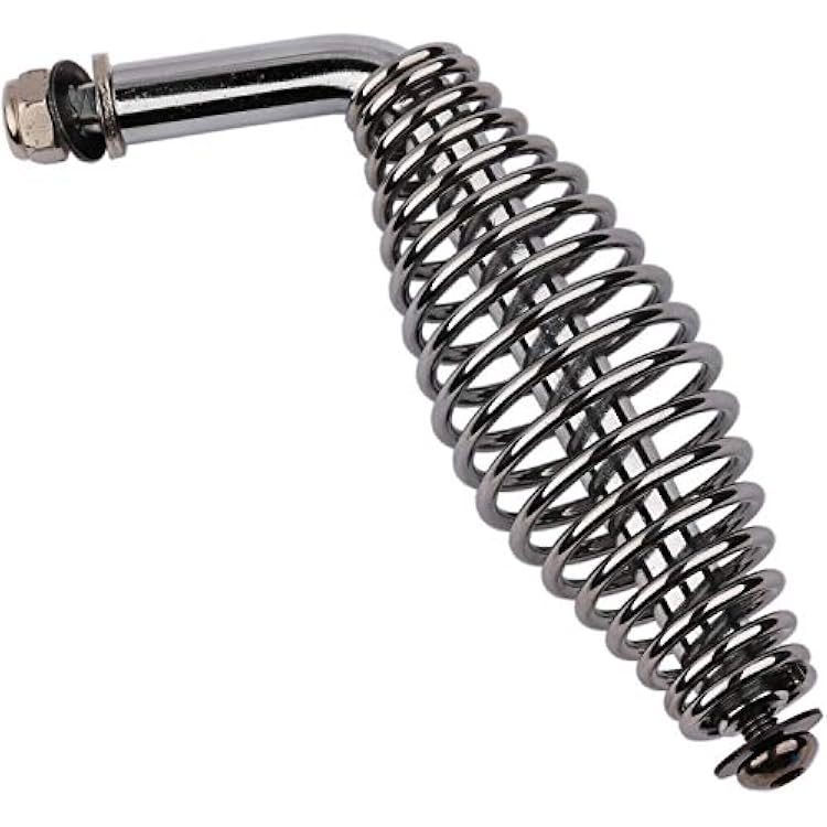 GOOYOOU 5 Stainless Spring Handle with 12 Steel Rod for BBQ pits Trailers, Custom Metal Projects, Custom Built Grills, Smokers, Pits, Wood Stoves,cabinets