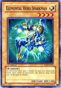 Yu-Gi-Oh! - Elemental Hero Sparkman (TLM-EN004) - The Lost Millennium - Unlimited Edition - Common