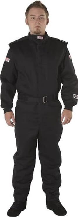 G-Force 4525SMLBK GF 525 Black Small Multi-Layer Racing Suit