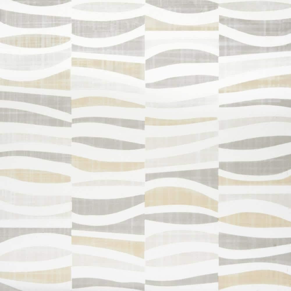 Retro Self Adhesive 12-Inch Vinyl Floor Tiles, 20 Tiles - 12 x 12, Linen Waves Pattern - Peel & Stick, DIY Flooring for Kitchen, Dining Room, Bedrooms & Bathrooms by Achim Home Decor, Natural