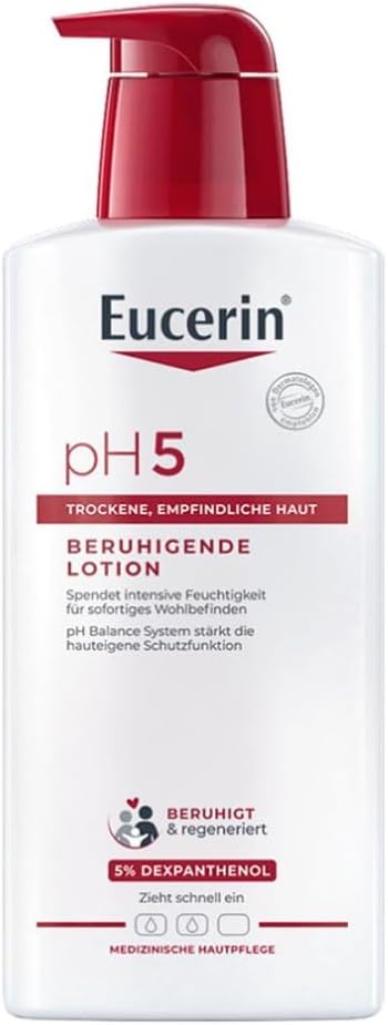 Eucerin pH5 Lotion beruhigt strapazierte Haut, 400 ml Lotion