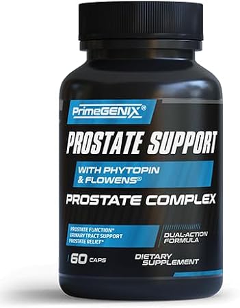 PrimeGENIX - Prostate Health Supplements for Men - Saw Palmetto, Pygeum Africanum, Zinc - Hormonal & Prostate Support 60 Capsules