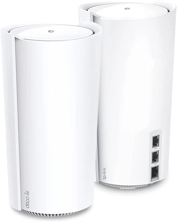 TP-Link Deco XE200 Mesh WiFi AXE11000 Tri-Band WiFi 6E Mesh Network System - Replaces Wireless Internet Router and Extender, 10Gbps Ethernet Port, Compatible with Alexa, Deco XE200(2-Pack) | Replaces Wireless Internet Router and Extender, 10Gbps Ethernet Port, Compatible with Alexa, Deco XE200(2-Pack)